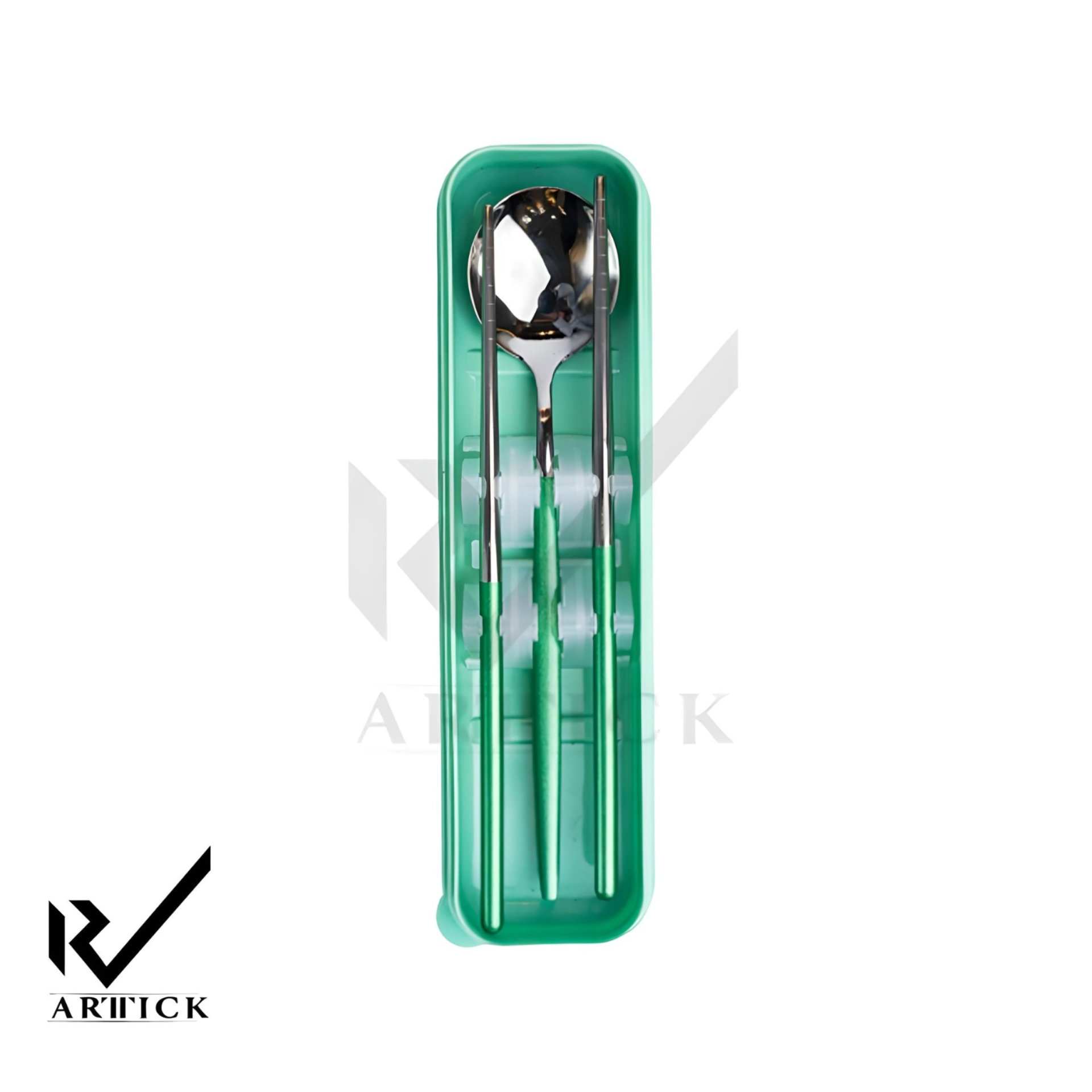 ست چاپستیک و قاشق